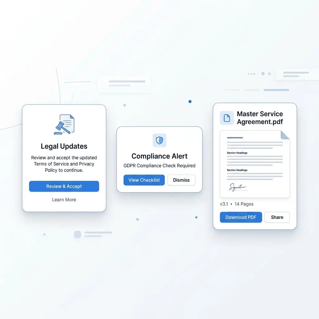 Registered Agent Dashboard Mockup